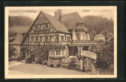 AK Berneck i. Fichtelgebirge, Hotel Kurhaus Berneck