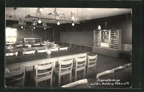 Foto-AK Sachsenberg, Jugendherberge auf dem Aschberg