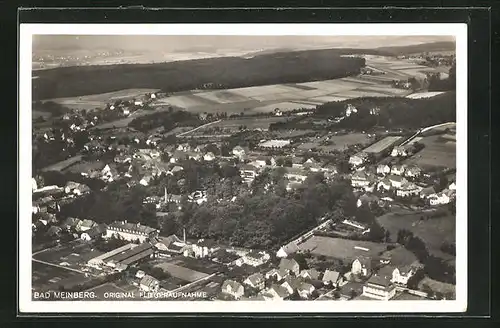 AK Bad Meinberg, Fliegeraufnahme der Ortschaft