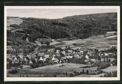 AK Förrenbach, Panoramablick auf den Ort
