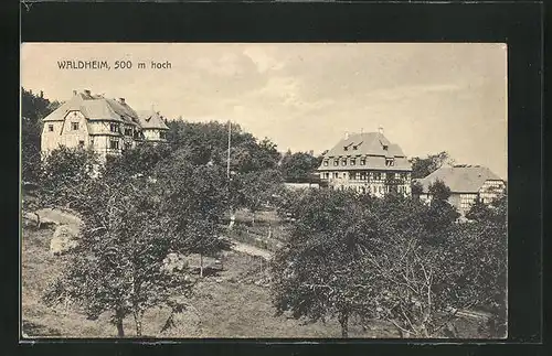 AK Oberdachstetten, Kurhotel Waldheim