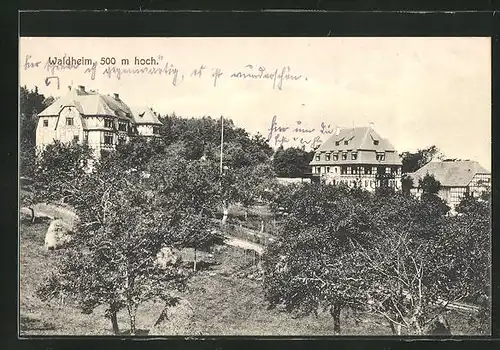 AK Oberdachstetten, Kurhotel Waldheim