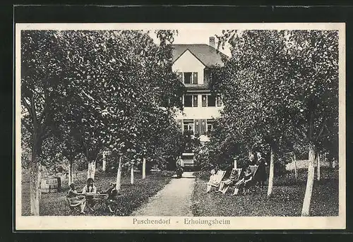 AK Puschendorf, Garten des Erholungsheims