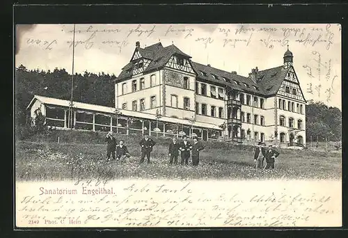 AK Engelthal, Ansicht vom Sanatorium