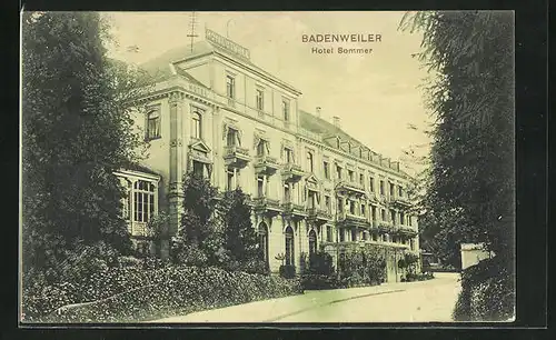 AK Badenweiler, Hotel Sommer