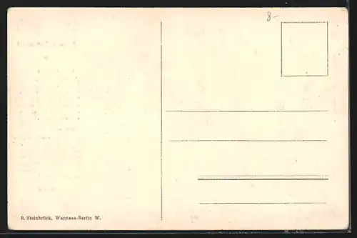 AK Friedrich II. der Grosse und der Mühlenbesitzer von Sanssouci