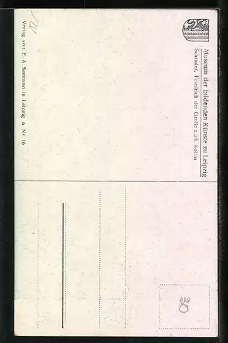 AK Uniformierter König Friedrich II. (der Grosse) im Portrait