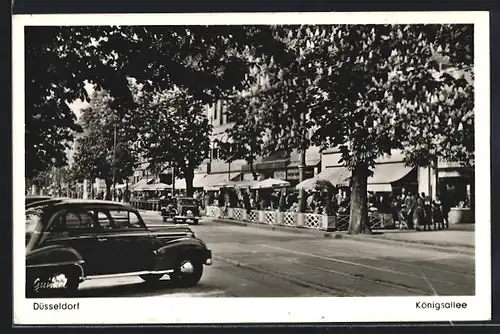 AK Düsseldorf, Autos in der Königsallee