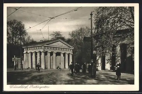 AK Düsseldorf, Blick auf das Ratingertor