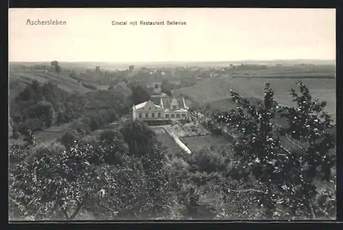 AK Aschersleben, Einetal mit Restaurant Bellevue
