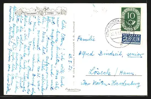 AK Rüdesheim am Rhein, Gasthaus Krone in der Rheinstrasse