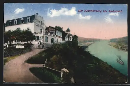 AK Andernach, Hotel-Pension Kaiserburg auf dem Kranenberg