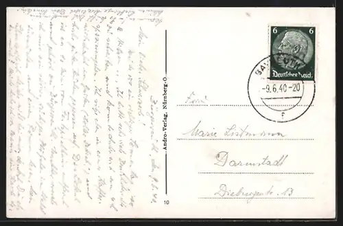 AK Bayreuth, Inneres des Festspielhauses