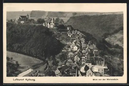 AK Kyllburg, Blick von der Mariensäule