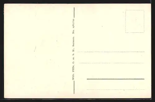 AK Roderbirken, Frauen auf dem Wanderweg mit Blick ins Tal