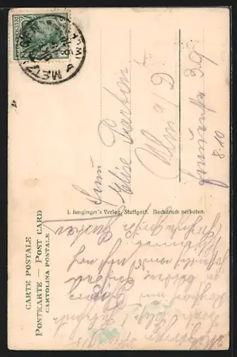 AK Der Pfeffer von Stetten vor der Strafe (Stockschläge)