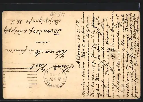 Foto-AK Zwei Boxer beim Training mit Trainer