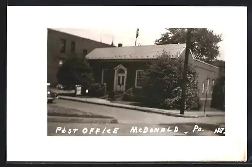 AK McDonald, PA, Post Office
