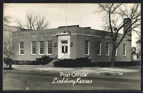 AK Lindsborg, KS, Post Office