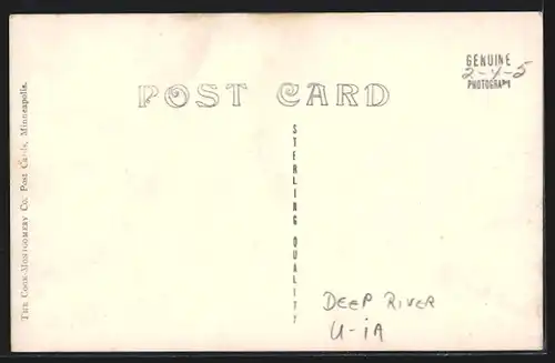 AK Deep River, IA, Ortsansicht bei Tag