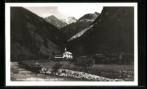 AK Zillertal, Blick auf Häusling