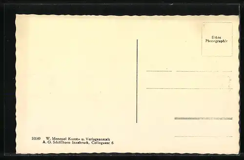 AK Bad Gastein, Partie am Valeriehaus im Nassfeld