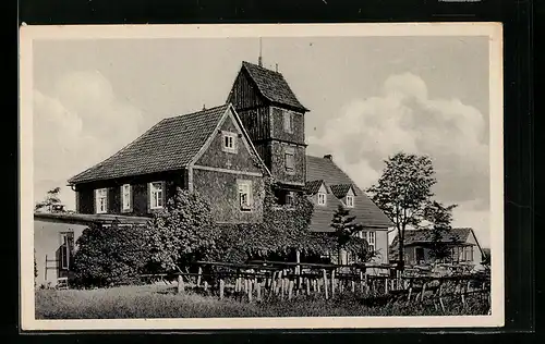 AK Elxleben, das Gasthaus Riechheimer Berg