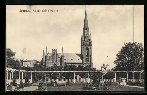 AK Spandau, Am Kaiser Wilhelmplatz
