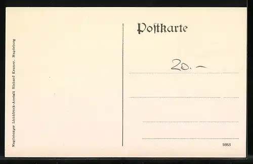 AK Malchow b. Berlin, An der Heimstätte