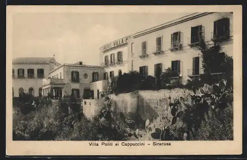 AK Siracusa, Villa Politi ai Cappuccini