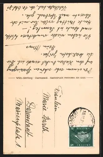 AK Waldkatzenbach i. Odenwald, Aussichtsturm auf dem Katzenbuckel