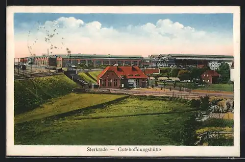 AK Sterkrade, Blick zur Gutehoffnungshütte