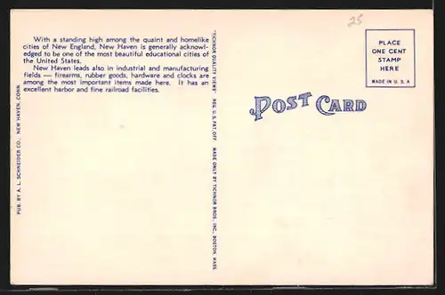 AK New Haven, CT, US Post Office and Court House