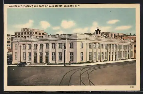 AK Yonkers, NY, Yonkers United States Post Office and Foot of Main Street