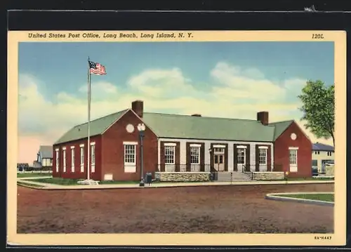 AK Long Beach /Long Island, NY, United States Post Office