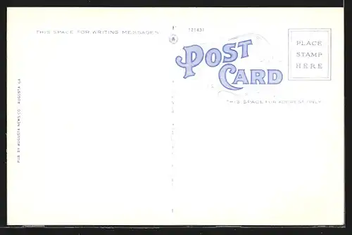 AK Augusta, GA, United States Post Office and Patrick Walsh Monument