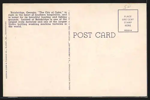 AK Bainbridge, GA, United States Post Office