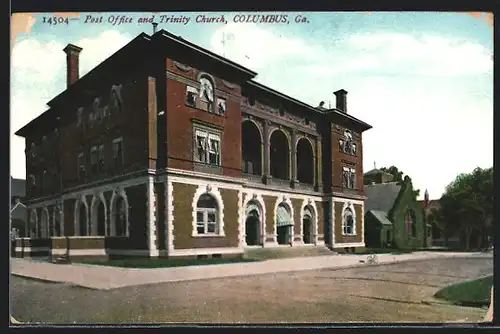 AK Columbus, GA, United States Post Office and Trinity Church