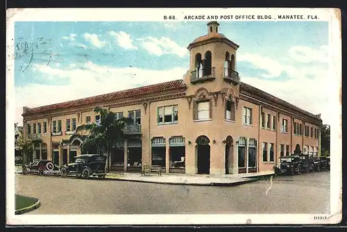 AK Manatee, FL, Arcade and Post Office Building
