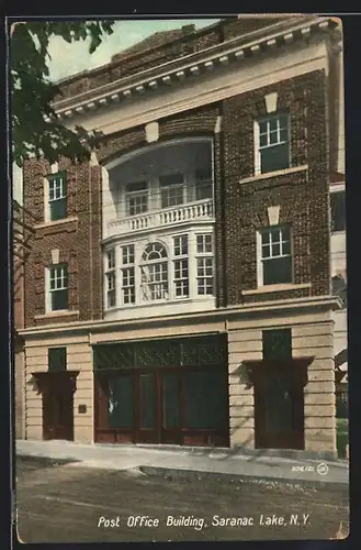 AK Saranac Lake, NY, Post Office Building