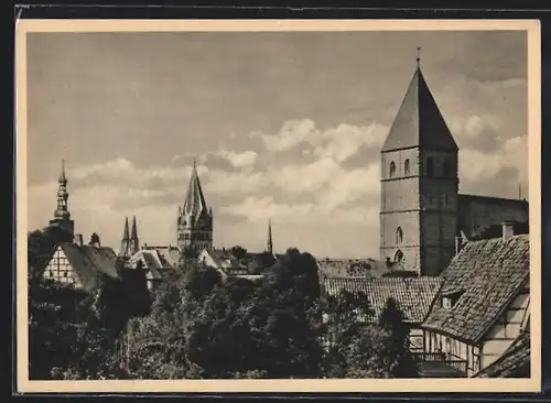 AK Soest, Turmsilhouette der Stadt