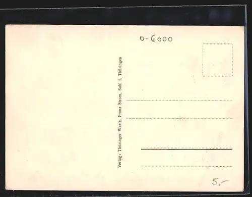 AK Suhl in Thüringen, Ortsansicht bei Tag