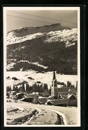 AK Riezlern, Ortsansicht im Schnee