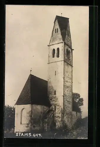 AK Stams, Blick auf die Kirche