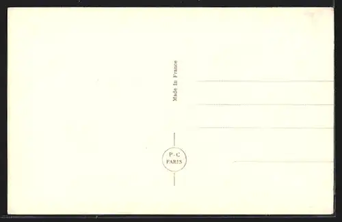 Foto-AK P. C. Paris: Baby in einem Koffer