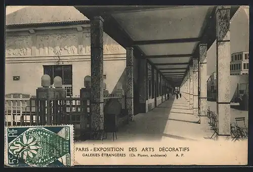 AK Paris, Exposition des Arts décoratifs 1925, Galeries Étrangères