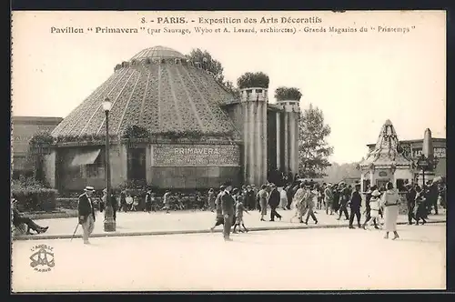 AK Paris, Exposition des Arts décoratifs 1925, Pavillon Primavera