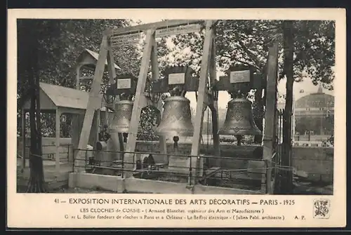 AK Paris, Exposition des Arts décoratifs 1925, Les Cloches de Corbie