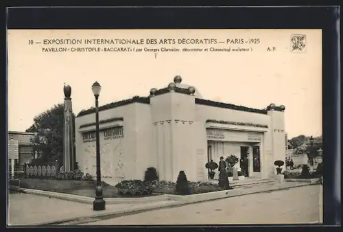 AK Paris, Exposition des Arts décoratifs 1925, Pavillon Christofle-Baccarat