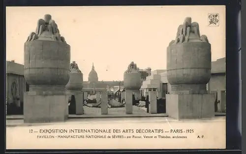 AK Paris, Exposition des Arts décoratifs 1925, Pavillon Manufacture Nationale de Sèvres